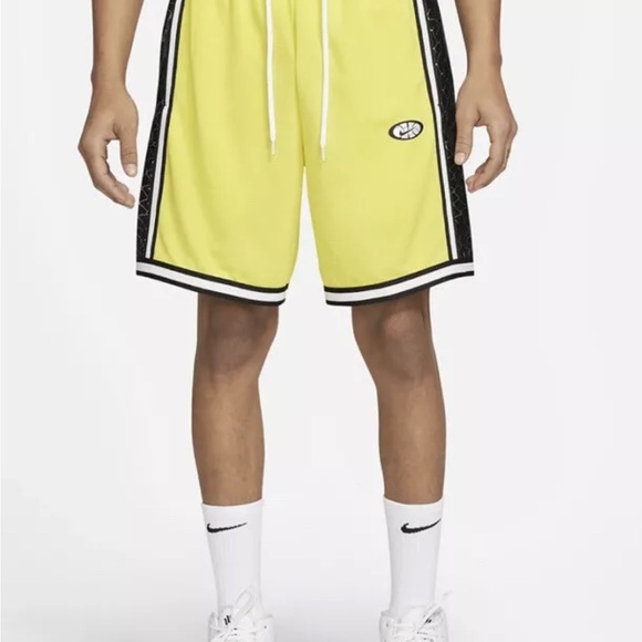 Nike Men’s Dri-Fit DNA Basketball Shorts Opti Yellow  Sz Medium CV1897-731 - Picture 4 of 4